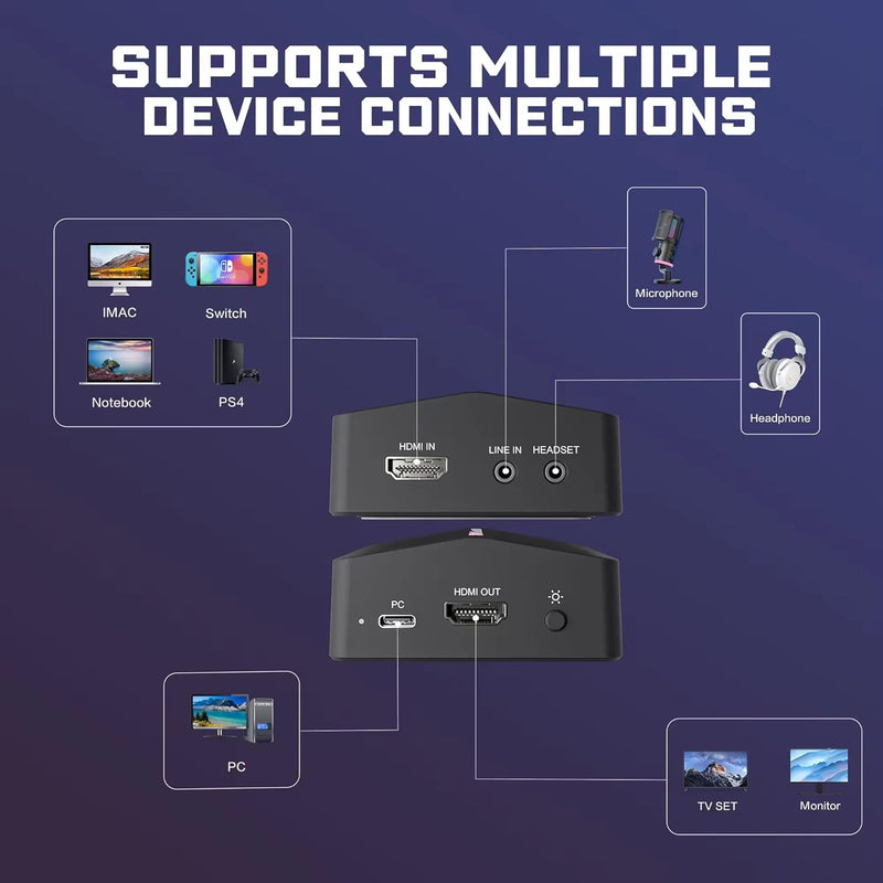 Ampligame V3 - USB Audio Video Capture Card